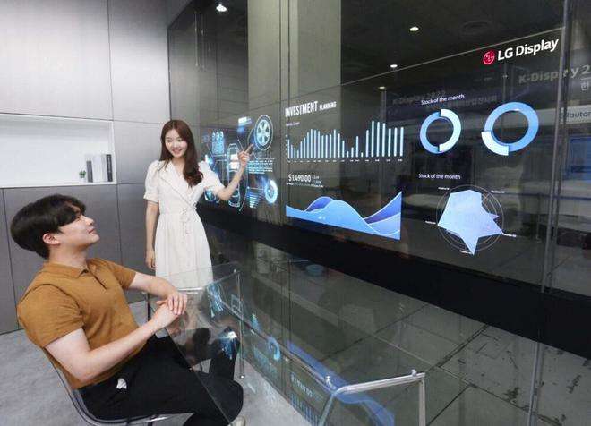 oled透明顯示屏在商業(yè)上的應用案例！